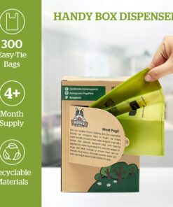 Alternative view of Pogi's Dog Poop Bags with Easy-Tie Handles - 300 Doggy Leak-Proof, Ultra Thick, Scented Poop Bags for Dogs, Cat 300 Count (Pack of 1)