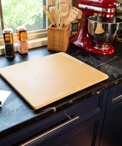 Honey-Can-Do Old Kitchen Oven and Grill Pizza Stone, 14" x 16", natural clay 45 91WWPVaa5pL