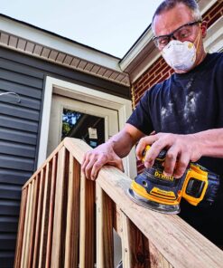 DEWALT 20V MAX Orbital Sander, 12,000 OPM, Brushless Motor for Extra Long Run Time, Bare Tool Only (DCW210B) 39 91WXmftAGuL