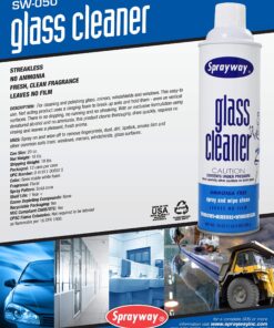 Sprayway Glass Cleaner with Foaming Spray for a Streak-Free Shine for Home and Automotive Use, 19 oz., Pack of 12 12 Pack 25 91WZ8mj2GL