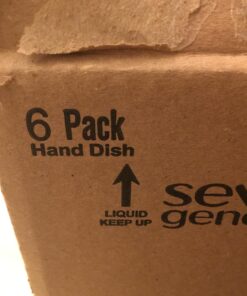 Seventh Generation Dish Liquid Soap, Free & Clear, 25 Oz, Pack of 6 Free and Clear 40 91We9sojYjL 3