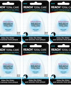 Reach UltraClean (Total Care) Floss, Mint, 30-Yard Dispensers (Pack of 6)