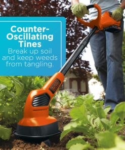 BLACK+DECKER 20V MAX* Tiller (LGC120) 20V Cultivator/Tiller Kit 26 91WswqXPvlS