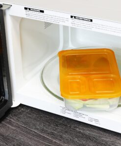 6 Pack - SimpleHouseware Color Reusable 3-Compartment Meal Prep Container Boxes (36 ounces) 6 Pack 28 91XAXxvMhXL