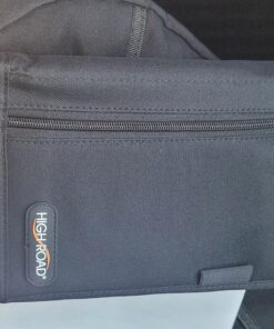 High Road Car Glove Box Organizer, Registration and Insurance Document Holder and Car Manual Holder with Flexible Secure Zippered Case and Note Pad Black 64 91XFcnZULyL