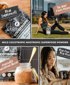 Wild Foods Organic Cocoa Powder | Single Origin Unsweetened Keto Chocolate Powder for Cooking & Baking | 100% Natural Cacao Beans | Sugar Free Non Dutch Raw Superfood Powder | 12 oz 12 Ounce (Pack of 1) 23 91XHXSEL7xL