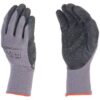 Amazon Basics Latex Coated Work Gloves, Nylon Liner Fiber, Grey, Size 9, L, 12-Pair 47 91XJ3H5QU0L