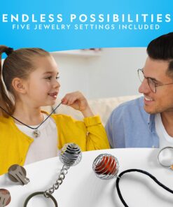 NATIONAL GEOGRAPHIC Rock Tumbler Refill Kit - 1 Lb. Jasper Rocks for Tumbling - 8 Varieties including Mookaite and Kabamba - Rock Tumbler Supplies include Rock Tumbler Grit and Jewelry Accessories Jasper Mix 9 91XKTgI8dWL