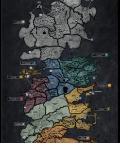 USAOPOLY Risk Themed Game of Thrones Strategy Board Game |for Game of Thrones Fans | Official Merchandise | Based on The TV Show on HBO 46 91XMIuv740L