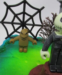 Nightmare Before Christmas 17 Piece Birthday Cake Topper Set Featuring 2" to 3" Cake Topper Figures of Lock, Shock, Zero, Jack Skellington, Sally, Barrel and Other Decorative Themed Accessories 23 91XNf15A4oL