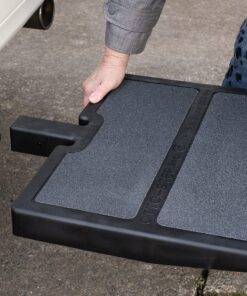 Otto Step Pet Ramp Step Helps Dogs Get in & Out of Car Van SUV | Portable Lightweight Dog Ramp | Simply Slide into 2 inch Trailer Hitch Receiver | No Tools Needed | Essential Pet Gear | Made in USA 29 91XNj4LrhzL