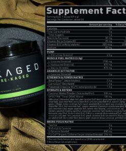 Kaged Original Pre Workout Powder | Fruit Punch | Pre-Kaged | Formulated with Creatine, Beta Alanine, Pure Caffeine | 20 Servings Pre-Kaged (Fruit Punch) 20 Servings (Pack of 1) 25 91XfuQkJX5L