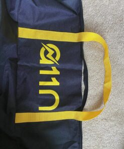 A11N Portable Pickleball Net System, Designed for All Weather Conditions with Steady Metal Frame and Strong PE Net, Regulation Size Net with Carrying Bag Yellow,black 29 91Xki88KIBL