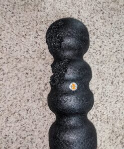 Rollga PRO - The BETTER Foam Roller for Flexibility, Muscle Recovery, Back & Neck Massage, & Exercise (Black) Black 38 91XowfISlnL