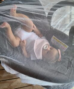 Stroller Mosquito Net for Baby - Durable, Simple Setup System - Extra Fine Holes to Protect Against Mosquitos and Wasps - no Harmful Chemicals - Perfect Fit for Stroller Net, for Car Seats & Carriers 31 91XqyV0vCL 1