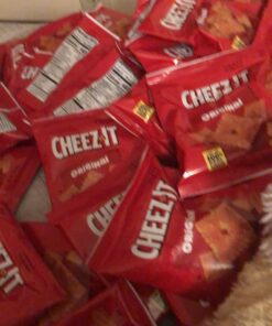 Cheez-It Cheese Crackers, Baked Snack Crackers, Lunch Snacks, Original (40 Packs) 1 Ounce (Pack of 40) 39 91Xtqnl3k0L