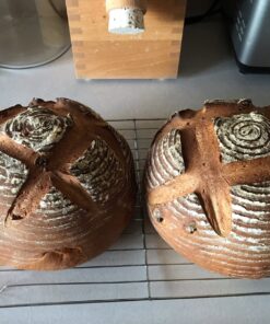 SAINT GERMAIN Premium Hand Crafted Bread Lame for Dough Scoring Knife, Tool Sourdough Slashing with 10 Blades Included Replacement Authentic Leather Protector Cover 40 91XwWSSxrWL