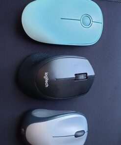 Logitech M330 SILENT PLUS Wireless Mouse, 2.4GHz with USB Nano Receiver, 1000 DPI Optical Tracking, 2-year Battery Life, Compatible with PC, Mac, Laptop, Chromebook - Black 55 91XwqnRtArL