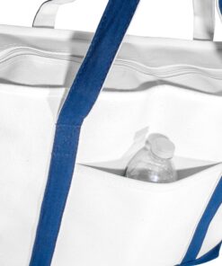 DALIX 23" Premium 24 oz. Cotton Canvas Shopping Tote Bag Navy Blue 30 91Y1VCHXsAL