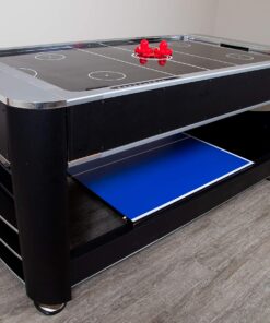 Triple Threat 6-ft 3-in-1 Multi Game Table with Billiards, Air Hockey, and Table Tennis 35 91Y7eASS67L
