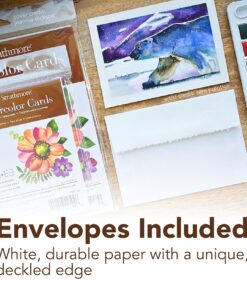 Strathmore Watercolor Postcard Pad, 4x6 inches, 15 Pack - Custom Greeting Cards for Weddings, Events, Birthdays 39 91YBxv5sdsL