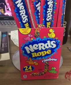 Nerds Rope Candy, Rainbow, 0.92ounce (Pack of 24) 24ct 33 91YEMXQD9aL