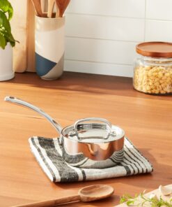 Cuisinart French Classic Tri-Ply Stainless 1-Quart Saucepan with Cover,Silver 15 91YEikwhlL