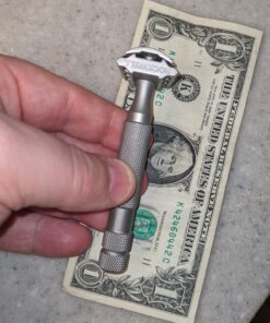 ROCKWELL RAZORS 6S Stainless Steel Double-Edge Safety Razor with 6 Adjustable Shave Settings and 5 Blades, 8 Piece Set, Silver 36 91YFqfbHVFL