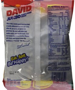 David Sunflower Jumbo Seeds Reduced Sodium 5.25 Ounce (Pack of 3) original 4 91YTgqQfKL