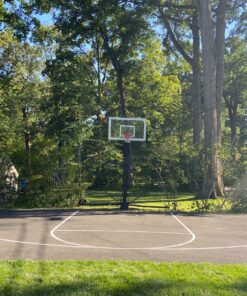 Ronan Sports Complete Easy Court Basketball Stencil Kit | Includes Spray Paint & Spray Box | Made in USA White 33 91YTxZLs rL