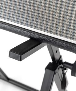 On-Stage RS7000 Tilt-Back Amp Stand (Setup for Guitar Combo Amplifiers and Speakers, 150 lb Capacity, Adjustable Height, Nonslip Rubber Arms and Feet, Portable, Folding, Steel, Black) 28 91Yd3WpJIwL