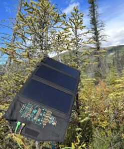 Ryno Tuff 21W Lightweight Portable Solar Charger for Camping - Foldable Solar Powered Cells with 2 USB Ports To Fast Charge Smartphones, Tablets & Battery Packs -Charge While Hiking, Camping & Fishing Black 31 91Yfy0lH88L 1