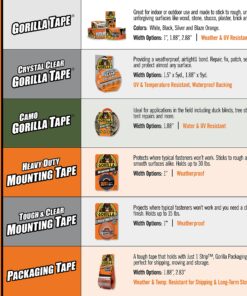 Gorilla Camo Duct Tape, 1.88" x 9 yd,(Pack of 6) 6 - Pack 8 91Yhje7P86L