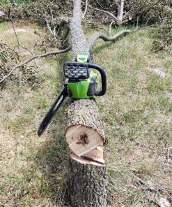 Greenworks 40V 16" Brushless Cordless Chainsaw (Great For Tree Felling, Limbing, Pruning, and Firewood / 75+ Compatible Tools), 4.0Ah Battery and Charger Included 16" (4.0Ah) Gen 1 51 91YhxeapVOL