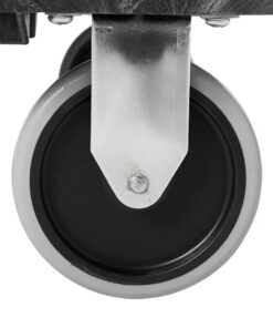 Rubbermaid Commercial Products Convertible Folding Utility Dolly/Cart/Platform Truck with wheels, FG440100BLA, 500 lbs Capacity, Black Triple Trolly 5" Casters 19 91Yqx5qDG1L