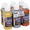 Sargent Art Acrylic Paint, 6 Count x 4 Ounce, Assorted Colors, Non-Fading, Rich Vivid Pigments, Brilliant Matte Finish, Fast Dry Formula, Non-Toxic 25 91YuFIYvnSL