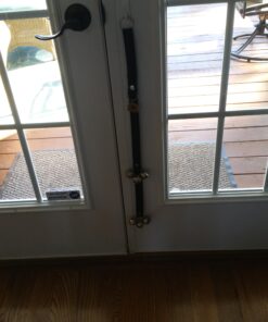 Caldwell's Dog Potty Bell for Dogs to Ring to Go Outside - The Original Dog Door Bell for Potty Training - Premium Quality Dog Training Tools & New Puppy Essentials One Potty Bell Black 31 91YvXp7m4UL