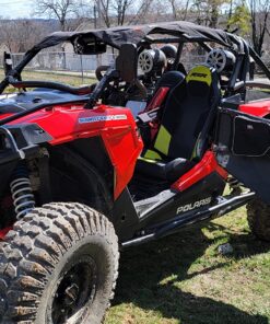 KEMIMOTO Side Door Bags Compatible with RZR, UTV Front Door with Knee Pad, Driver and Passenger Side Storage Bag Set Compatible with Polaris RZR XP 1000, 4 1000, Turbo, S900 2014-2019 2PCS 28 91YwD8auj4L