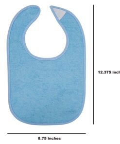 Neat Solutions 8 Count Multi-Color Solid Knit Terry Feeder Bib, Boy Boy- 8ct 21 91YywNjoGsL