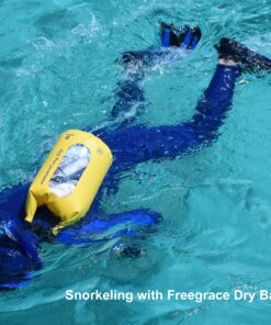 Freegrace Waterproof Dry Bags Set Of 3 Dry Bag With 2 Zip Lock Seals & Detachable Shoulder Strap, Waist Pouch & Phone Case - Can Be Submerged Into Water - For Swimming (Black(Window), 10L) Black(Window) 13 91YzeAPtw9L 1