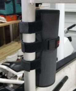 Bushwhacker The Original Portable Speaker Mount for Golf Cart Railing - Adjustable Strap Fits Most Bluetooth Wireless Speakers Attachment Accessory Holder Bar Rail 44 91Z9fizcE1L