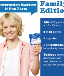 Alternative view of Never Have I Ever Conversation Starters: Family Edition | Funny Card Game for Parties, Get Togethers, Vacations, Game Nights & Gifts | Fun Card Games for Family, Teens and Kids | 150 Cards | Ages 8+