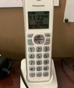 Panasonic DECT 6.0 Expandable Cordless Phone with Answering Machine and Smart Call Block - 2 Cordless Handsets - KX-TGD532W (White/Silver) White/Silver 2 Handsets Talking Caller ID + Answering Machine 42 91ZBiKwA0lL