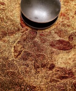 ELECWISH Bathroom Vessel Sink with Faucet Mounting Ring and Pop Up Drain 16.5 Inch Tempered Glass Basin (Brown) Brown 37 91ZCnflFvyL