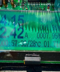 Solar Panels Charger with Digital Ammeter, BigBlue 28W SunPower Camping Solar Panel, Dual USB(5V/4A Overall), IPX4 Waterproof, Compatible with iPhone 13/11/Xs/X/8/7, iPad, Samsung Galaxy, Google Pixel Blue 58 91ZDVhxox L