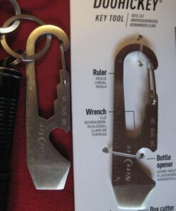 Nite Ize KMT-11-R3 Easily attaches to an existing Chain or Strap DoohicKey Key Keychain Multi-Tool (1 Pack), One Size, Silver 36 91ZE5whVVaL