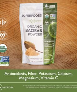 MRM Nutrition Organic Baobab Powder | Superfoods | Digestive Health | Antioxidant | 40 Servings 7 91ZFEwqzcmL