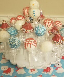 Nordic Ware 50008 Tiered Cake Pop Display Stand, Holds 37 pieces, White 35 91ZGfxSQZJL