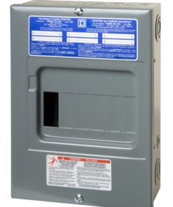 Square D by Schneider Electric HOM612L100SCP Homeline 100 Amp 6-Space 12-Circuit Indoor Surface, No Size, No Color ELECTRICAL_BOARD Load Center 22 91ZHNOb e8L