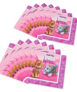 American Greetings Paw Patrol, Lunch Napkins, 16-Count Multicolored 9 91ZKD2gcKDL